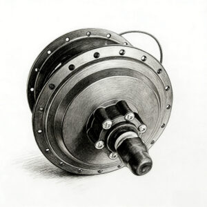 Gearless Motor：JD-X-R Snow Bike motor